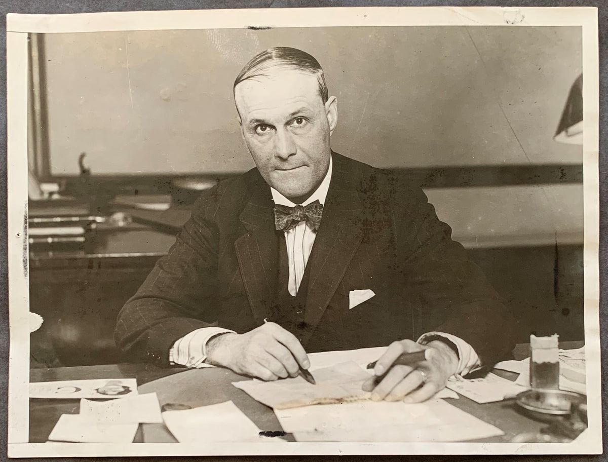 RICKARD, TEX ORIGINAL WIRE PHOTO (1920'S) – JO Sports