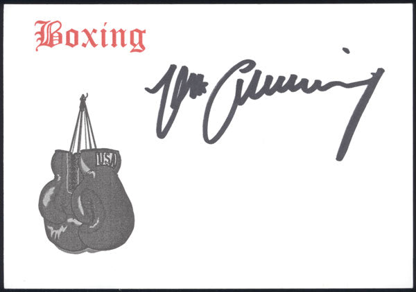SCHMELING, MAX SIGNED BOXING AUTOGRAPH CARD