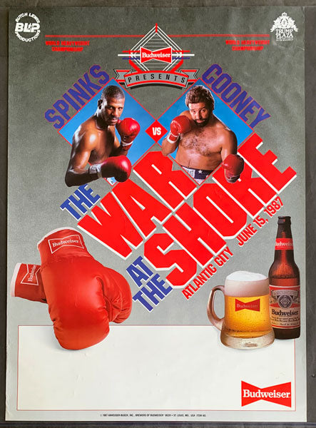 SPINKS, MICHAEL-GERRY COONEY BUDWEISER ADVERTISING POSTER (1987)
