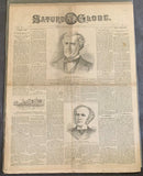 SULLIVAN, JOHN L.-JAMES J. CORBETT ORIGINAL NEWSPAPER (1892)