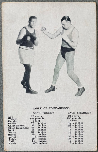 TUNNEY, GENE & JACK SHARKEY EXHIBIT CARD