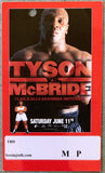 TYSON, MIKE-KEVIN MCBRIDE ON SITE MEDIA CREDENTIAL (2005-MIKE TYSON'S LAST PRO FIGHT)
