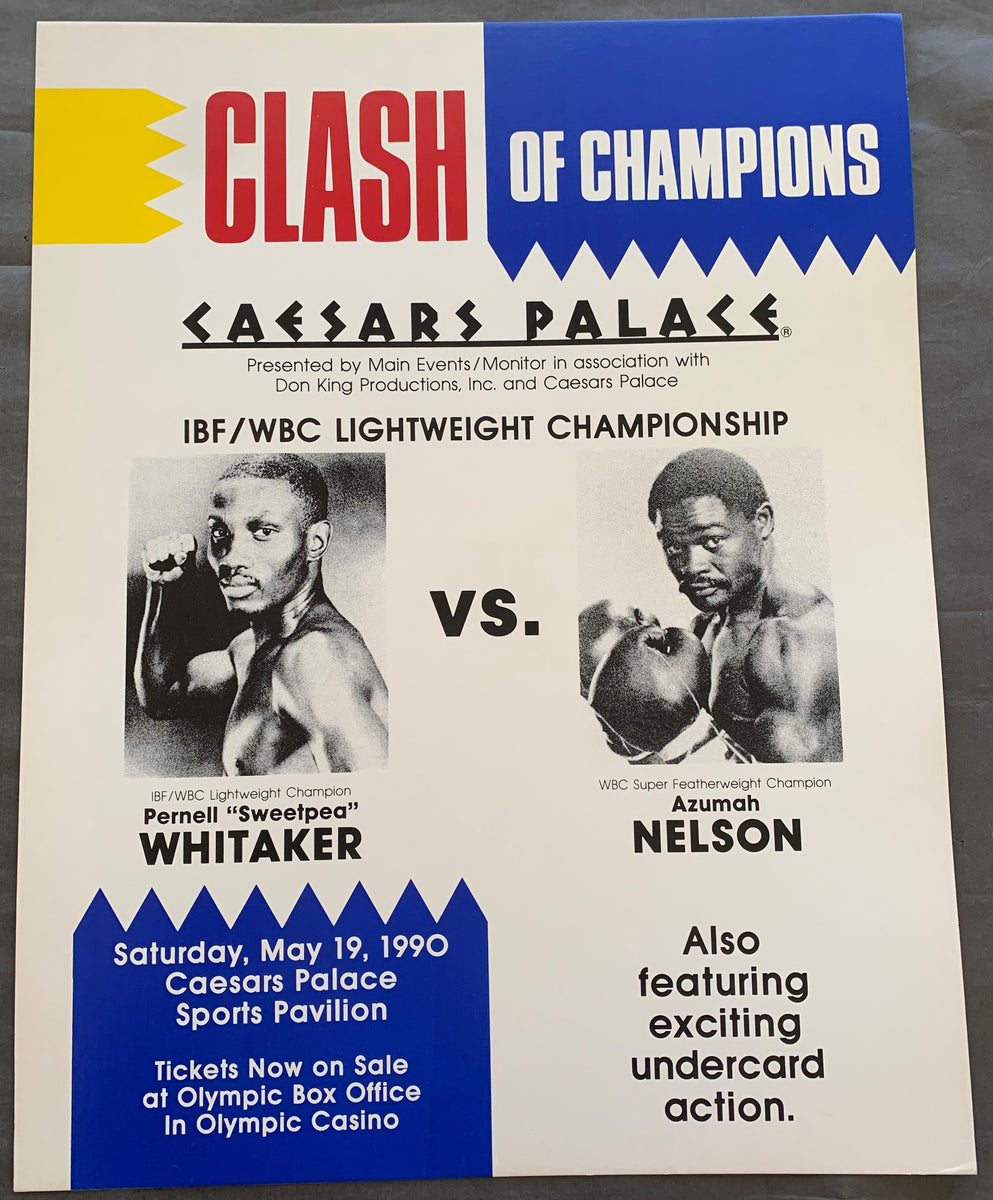 WHITAKER, PERNELL-AZUMAH NELSON ON SITE LOBBY POSTER (1990) – JO