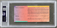 LEWIS, LENNOX-TYRELL BIGGS ON SITE OLYMPIC STUBLESS TICKET (1984-PSA/DNA GOOD 2)