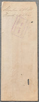 ABBOTT, STANTON SIGNED BOXING CHECK (1893)
