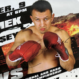 ADAMEK, TOMASZ-VINNY MADDALONE SIGNED ON SITE POSTER (2010)