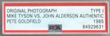 TYSON, MIKE-JOHN ALDERSON ORIGINAL TYPE 1 PHOTO (1985-PSA/DNA)