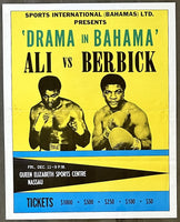 ALI, MUHAMMAD-TREVOR BERBICK ON SITE POSTER (1981-ALI'S LAST FIGHT)