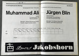 ALI, MUHAMMAD-JURGEN BLIN SIGNED OFFICIAL PROGRAM (1971-SIGNED BY BLIN & REG GUTTERIDGE)