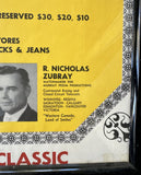 ALI, MUHAMMAD-GEORGE CHUVALO II SIGNED ON SITE POSTER (1972)