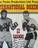 ALI, MUHAMMAD-GEORGE CHUVALO II SIGNED ON SITE POSTER (1972)
