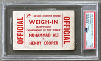 ALI, MUHAMMAD-HENRY COOPER II WEIGH IN PASS (1966-PSA/DNA PR 1)