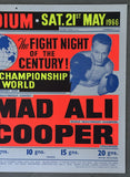 ALI, MUHAMMAD-HENRY COOPER II ON SITE POSTER (1966)