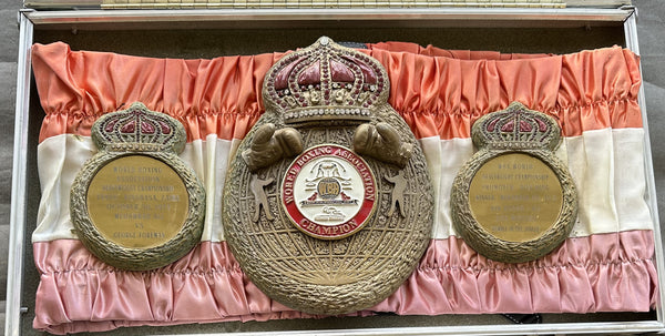 ALI, MUHAMMAD-GEORGE FOREMAN WBA 25TH ANNIVERSARY COMMEMORATIVE CHAMPIONSHIP BELT