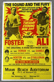 ALI, MUHAMMAD-BOB FOSTER CLOSED CIRCUIT POSTER (1972)