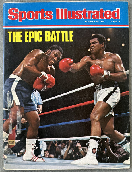 ALI, MUHAMMAD-JOE FRAZIER III SPORTS ILLUSTRATED (1975)