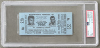 ALI, MUHAMMAD-SONNY LISTON II FULL TICKET (1965-PSA/DNA-NM 7)