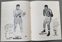 ALI, MUHAMMAD-SONNY LISTON II OFFICIAL PROGRAM (1965-WHITE VARIATION)