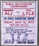 ALI, MUHAMMAD-RON LYLE ON SITE TICKET STUB (1975)