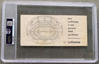 ALI, MUHAMMAD-KARL MILDENBERGER FULL TICKET (1966-PSA/DNA)