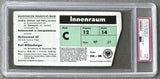 ALI, MUHAMMAD-KARL MILDENBERGER ON SITE STUBLESS TICKET (1966-PSA/DNA)