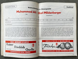 ALI, MUHAMMAD-KARL MILDENBERGER OFFICIAL PROGRAM (1966-SIGNED BY JOHANSSON & SCHOLZ)