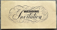 ALI, MUHAMMAD ORIGINAL WEDDING INVITATION (1977)