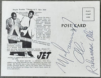 ALI, MUHAMMAD & RAHAMAN ALI & STEPIN FETCHIT SIGNED POSTCARD
