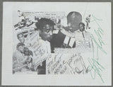 ALI, MUHAMMAD & RAHAMAN ALI & STEPIN FETCHIT SIGNED POSTCARD