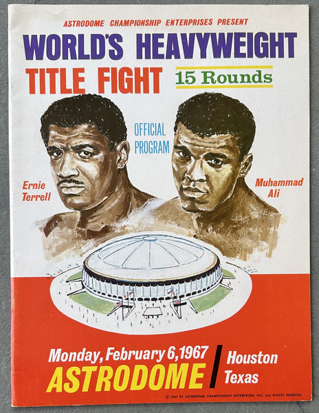 ALI, MUHAMMAD-ERNIE TERRELL OFFICIAL PROGRAM (1967)
