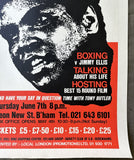 ALI, MUHAMMAD-JIMMY ELLIS ON SITE EXHIBITION POSTER (1979)