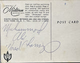 ALI, MUHAMMAD VINTAGE SIGNED POSTCARD (1967-FOLLEY FIGHT-PSA/DNA)