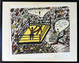 ALI, MUHAMMAD VINTAGE SIGNED SILKSCREEN (FLOAT LIKE A BUTTERFLY-1978-PSA/DNA)