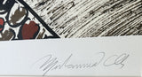 ALI, MUHAMMAD VINTAGE SIGNED SILKSCREEN (FLOAT LIKE A BUTTERFLY-1978-PSA/DNA)