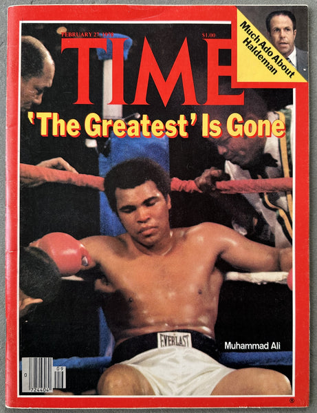 ALI, MUHAMMAD TIME MAGAZINE (1978-SPINKS I FIGHT)