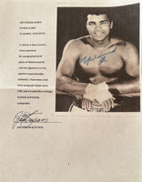 ALI, MUHAMMAD SIGNED PHOTO (JSA & STINSON LOAS)