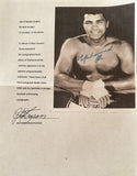 ALI, MUHAMMAD SIGNED PHOTO (JSA & STINSON LOAS)