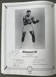 WORLD BOXING HALL OF FAME SIGNED PROGRAM (1986-BY ALI, LAMOTTA & OTHERS)