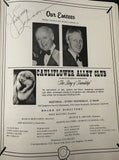 WORLD BOXING HALL OF FAME SIGNED PROGRAM (1986-BY ALI, LAMOTTA & OTHERS)
