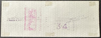 ALI, MUHAMMAD SIGNED TRAINING CAMP CHECK (TRAINING FOR FOREMAN-1974)