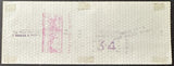 ALI, MUHAMMAD SIGNED TRAINING CAMP CHECK (TRAINING FOR FOREMAN-1974)