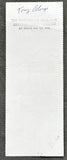 ALONGI, TONY SIGNED PAYROLL CHECK (1960-BILLY DANIELS FIGHT)