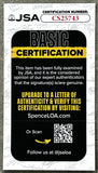 ALSTON, WALTER SIGNED INDEX CARD (JSA)