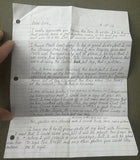 ANDERSON, TIM "DOC" HAND WRITTEN & SIGNED PRISON LETTER (2012)