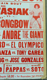 ANDRE THE GIANT-MR. FUJI & CHIEF JAY STRONGBOW-STAN STASIAK ON SITE POSTER (1973)