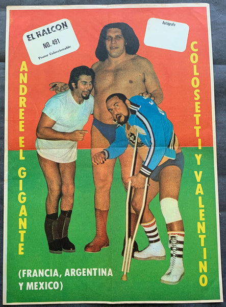 ANDRE THE GIANT SPANISH LANGUAGE POSTER