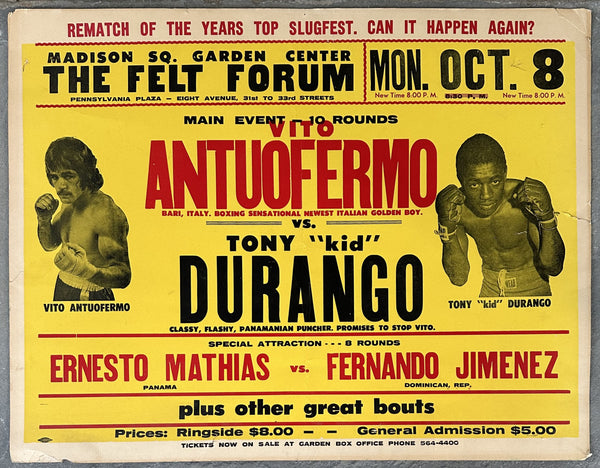 ANTUOFERMO, VITO-TONY DURANGO ON SITE POSTER (1973)