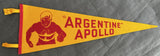 APOLLO, ARGENTINE VINTAGE SOUVENIR PENNANT