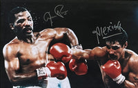 ARGUELLO, ALEXIS & AARON PRYOR SIGNED LARGE FORMAT PHOTOGRAPH (JSA)