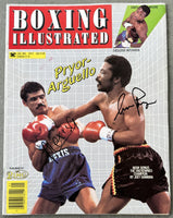 ARGUELLO, ALEXIS & AARON PRYOR SIGNED BOXING ILLUSTRATED MAGAZINE (JANUARY 1983-JSA)